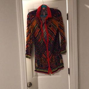 Flying tomato retro print dress/tunic